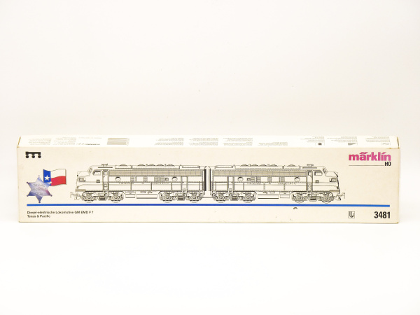 Marklin Dubbele diesellocomotief GM EMD F 7 Texas & Pacific 3481