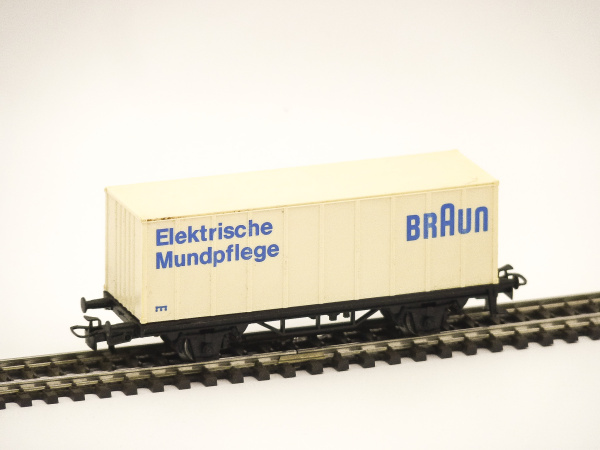 Marklin Containerwagon Elektrische Mundpflege Braun